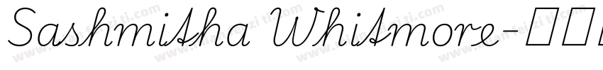 Sashmitha Whitmore字体转换